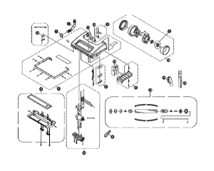 Tornado CK 14/2 Pro brush base parts diagram